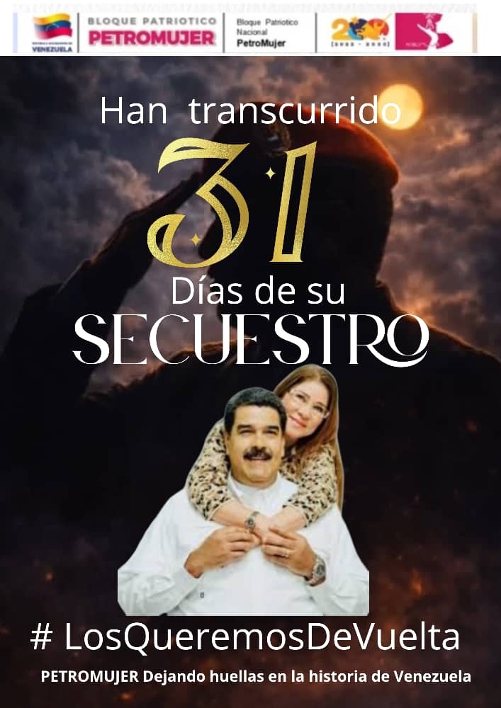 Libertad para Cilia Flores y Nicolás&nbsp;Maduro